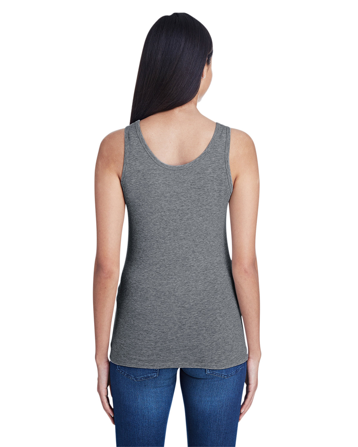 Women's Stretch Tank - Heather Graphite