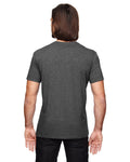 Unisex Triblend V-Neck T-Shirt - Heather Dark Gray