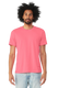 Bella + Canvas 3001CVC - Unisex Heather CVC T-Shirt - Neon Pink
