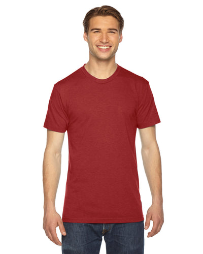 Unisex Triblend Short-Sleeve Track T-Shirt - Tri Red