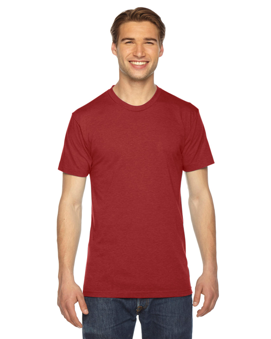 Unisex Triblend Short-Sleeve Track T-Shirt - Tri Red