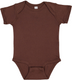 Rabbit Skins 4400 - Infant Baby Rib Bodysuit - Brown