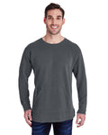 Unisex French Terry Crew With Pocket - Pepper