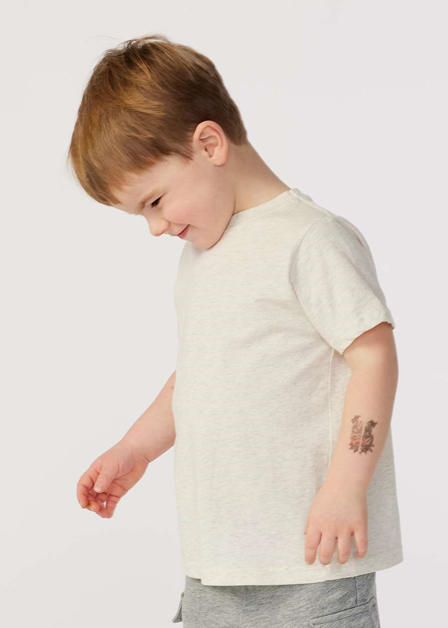 Toddler Fine Jersey T-Shirt - Natural Heather