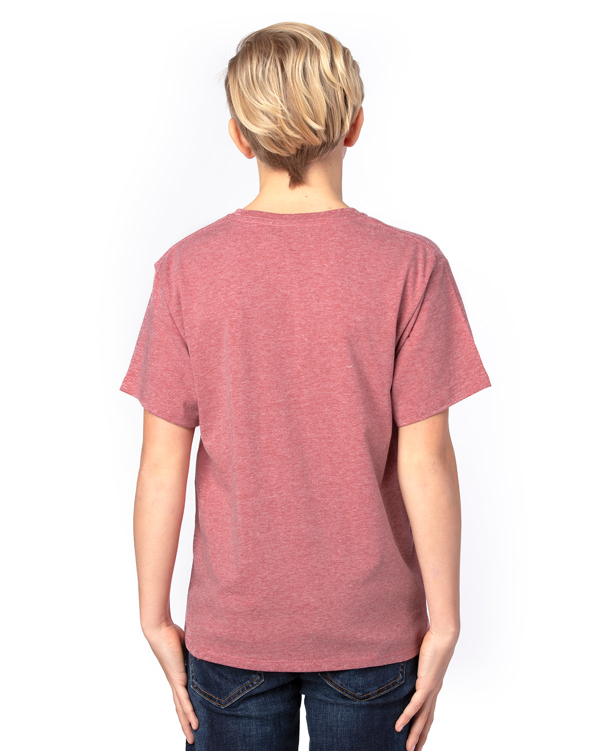 Youth Ultimate T-Shirt - Maroon Heather