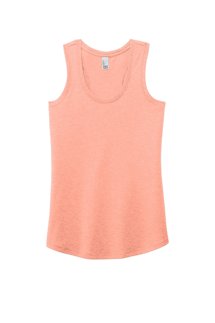 Women's Perfect Tri Racerback Tank - Heather Dusty Peach