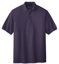 Unisex Silk Touch Polo - Eggplant