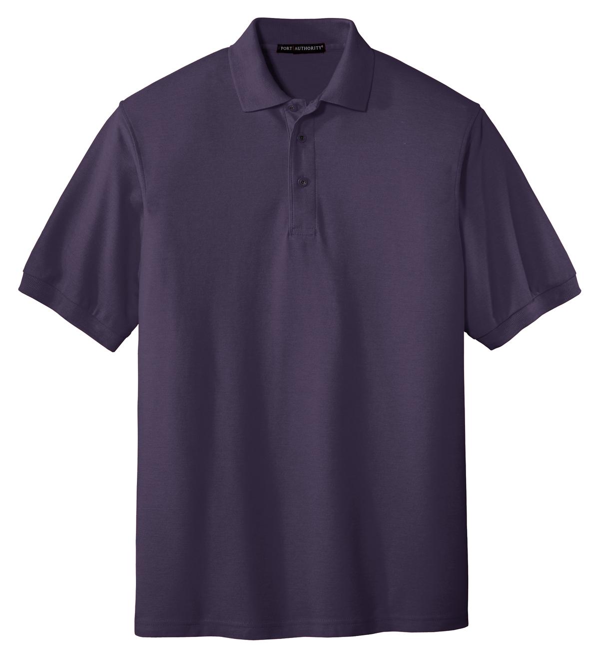 Unisex Silk Touch Polo - Eggplant