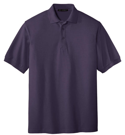 Unisex Silk Touch Polo - Eggplant