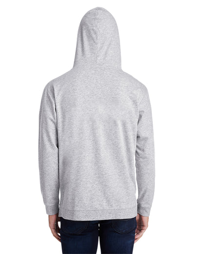 Unisex Light Terry Hoodie - Heather Gray