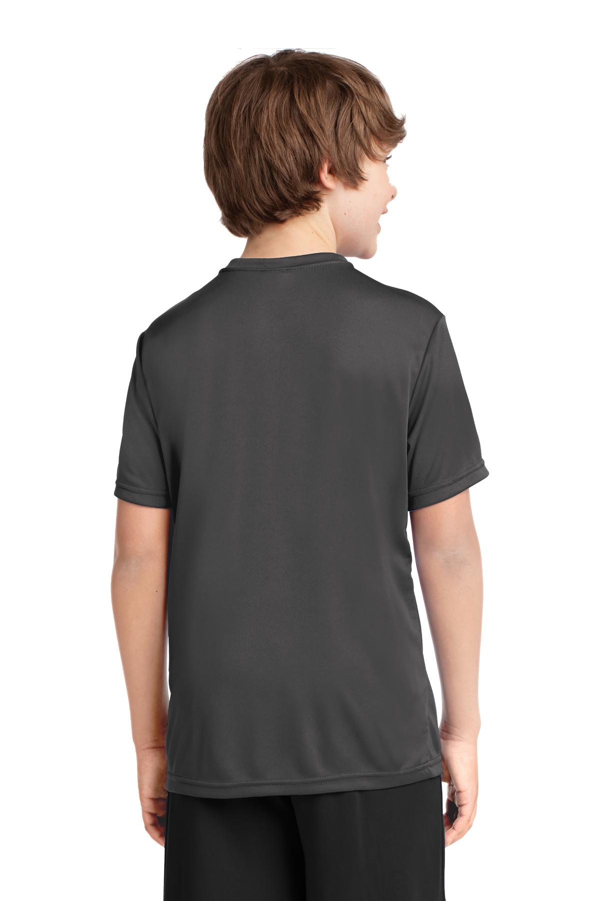 Youth Performance Tee - Charcoal