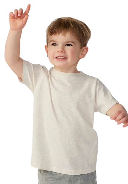 Toddler Fine Jersey T-Shirt - Natural Heather