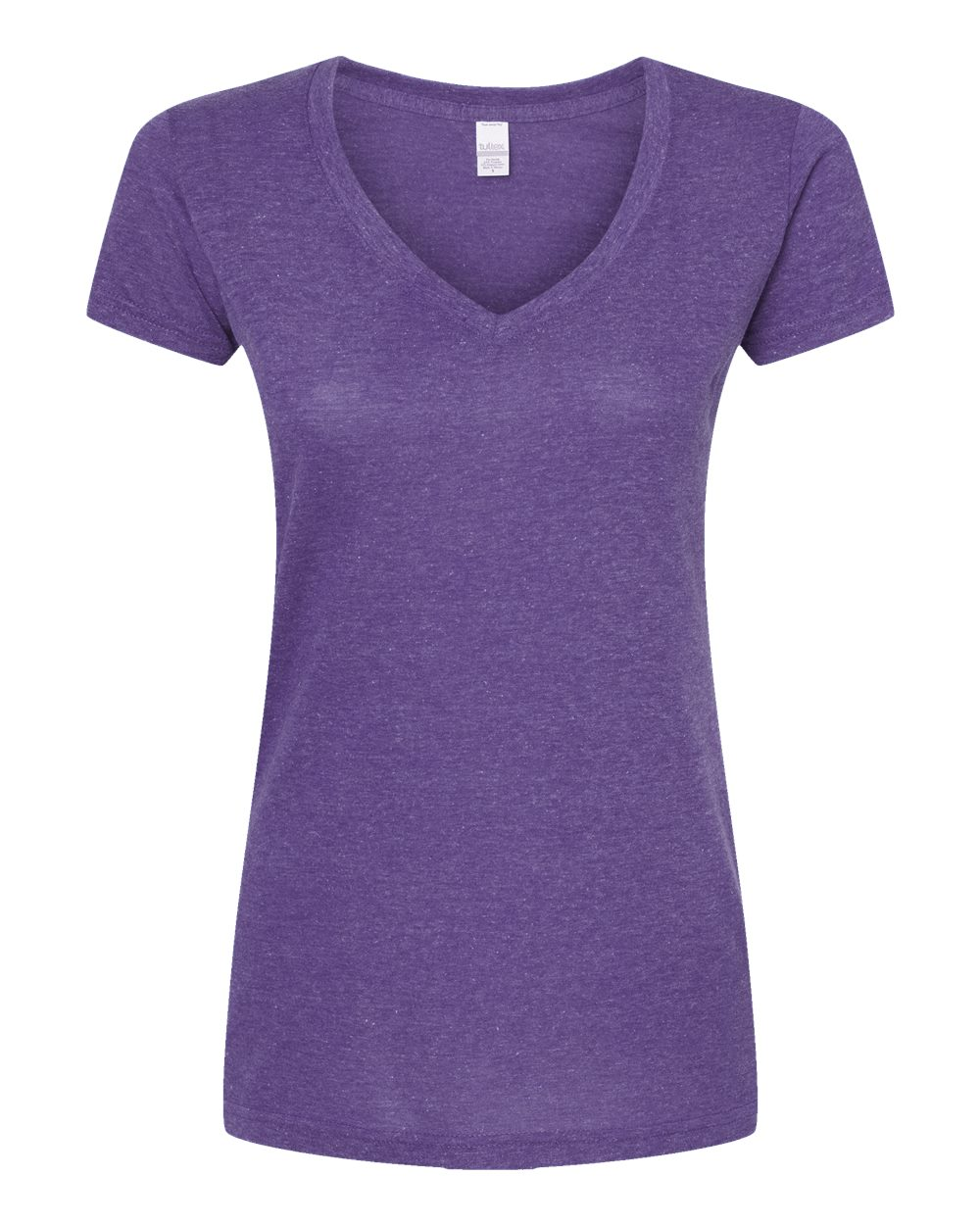 Women's Poly-Rich V-Neck - Heather Purple
