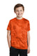 Sport-Tek YST370 - Youth CamoHex Tee - Neon Orange