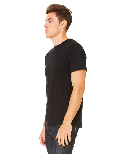 Men's Jersey Short-Sleeve Pocket T-Shirt - Black