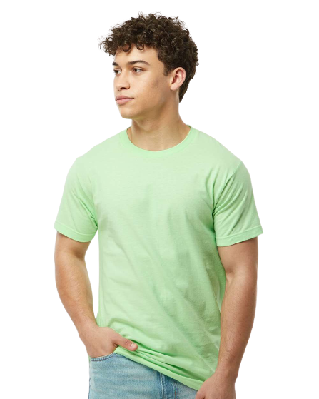 Unisex Fine Jersey Tee - Neo Mint