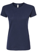 Women's Slim Fit Fine Jersey Tee - Navy