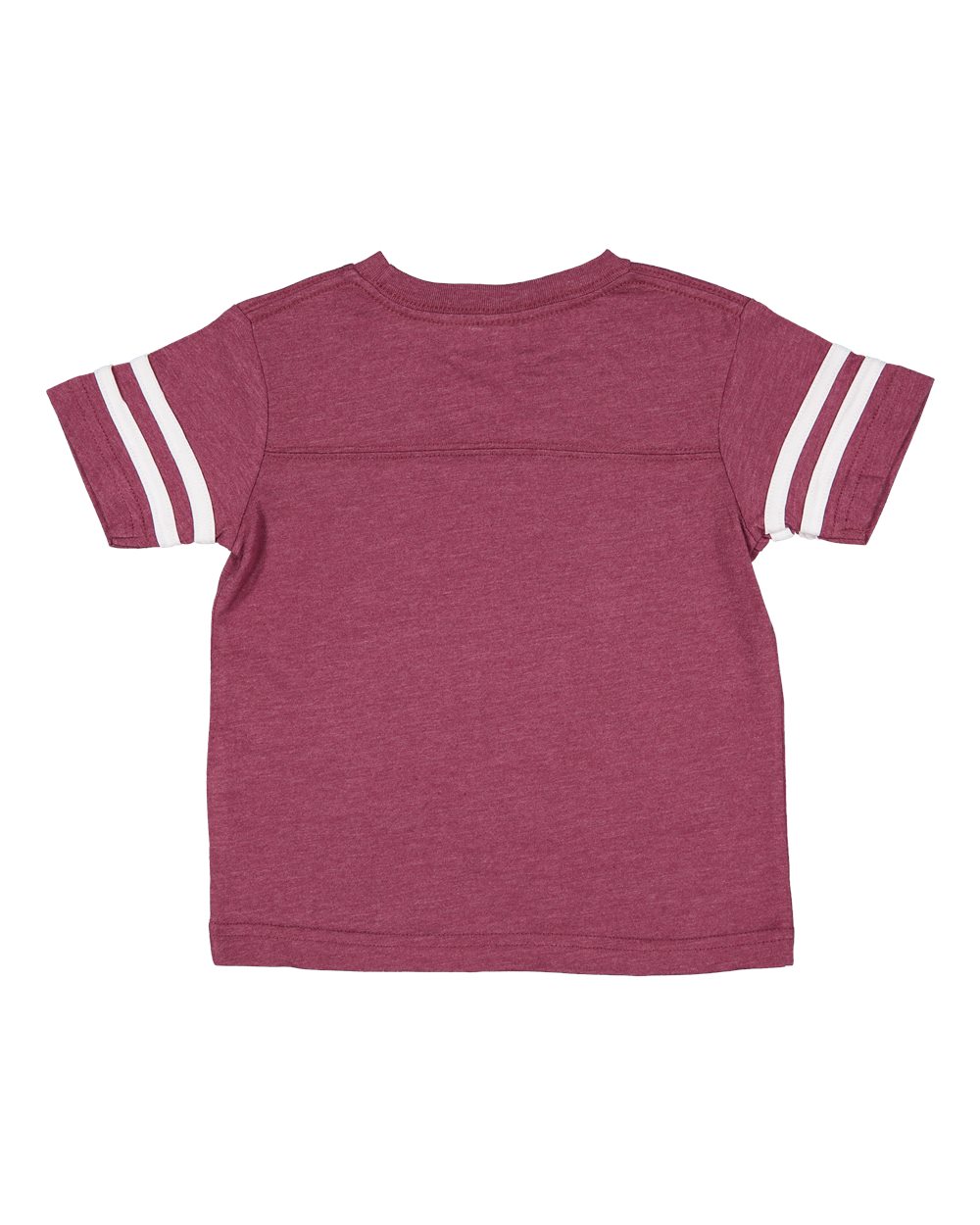 Toddler Football T-Shirt - Vintage Burgundy / Blue White