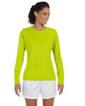 Women's Performance® Women's Long-Sleeve T-Shirt - High Viz Safety Green