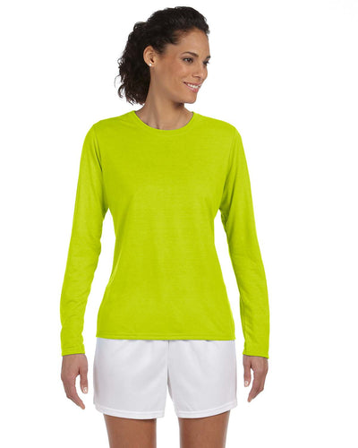 Women's Performance® Women's Long-Sleeve T-Shirt - High Viz Safety Green