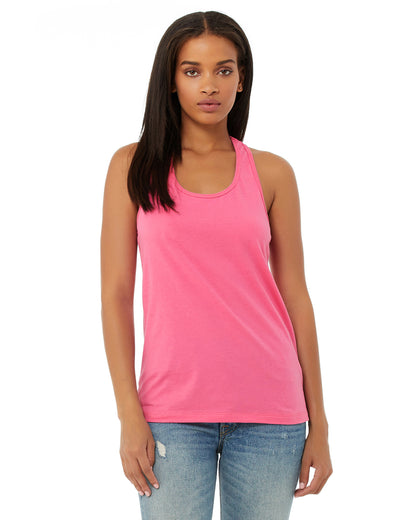Women's Jersey Racerback Tank - Charity Pink