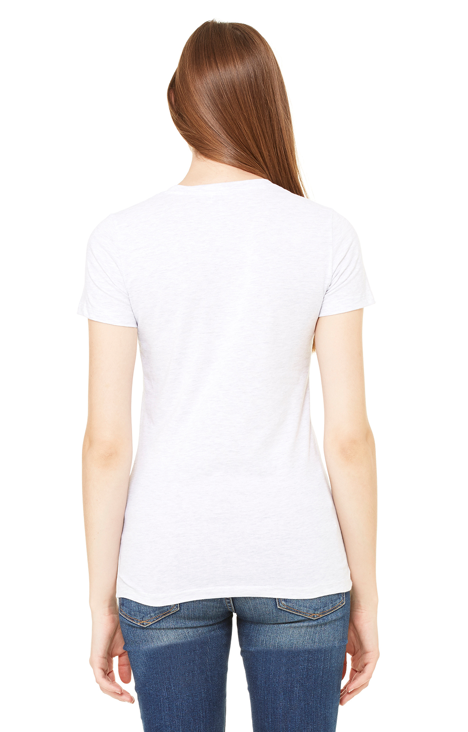 Women's Junior Fit Favorite T-Shirt - Solid White Blend