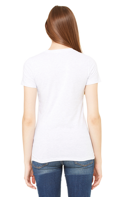 Women's Junior Fit Favorite T-Shirt - Solid White Blend