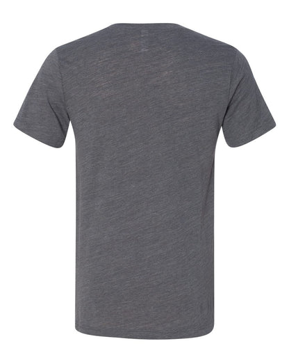 Unisex Jersey Short-Sleeve V-Neck T-Shirt - Asphalt Slub