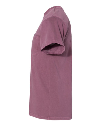 Unisex Inspired Dye Crew with Pocket - Shiraz