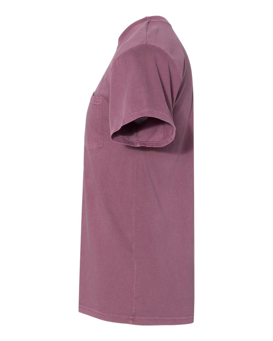 Unisex Inspired Dye Crew with Pocket - Shiraz