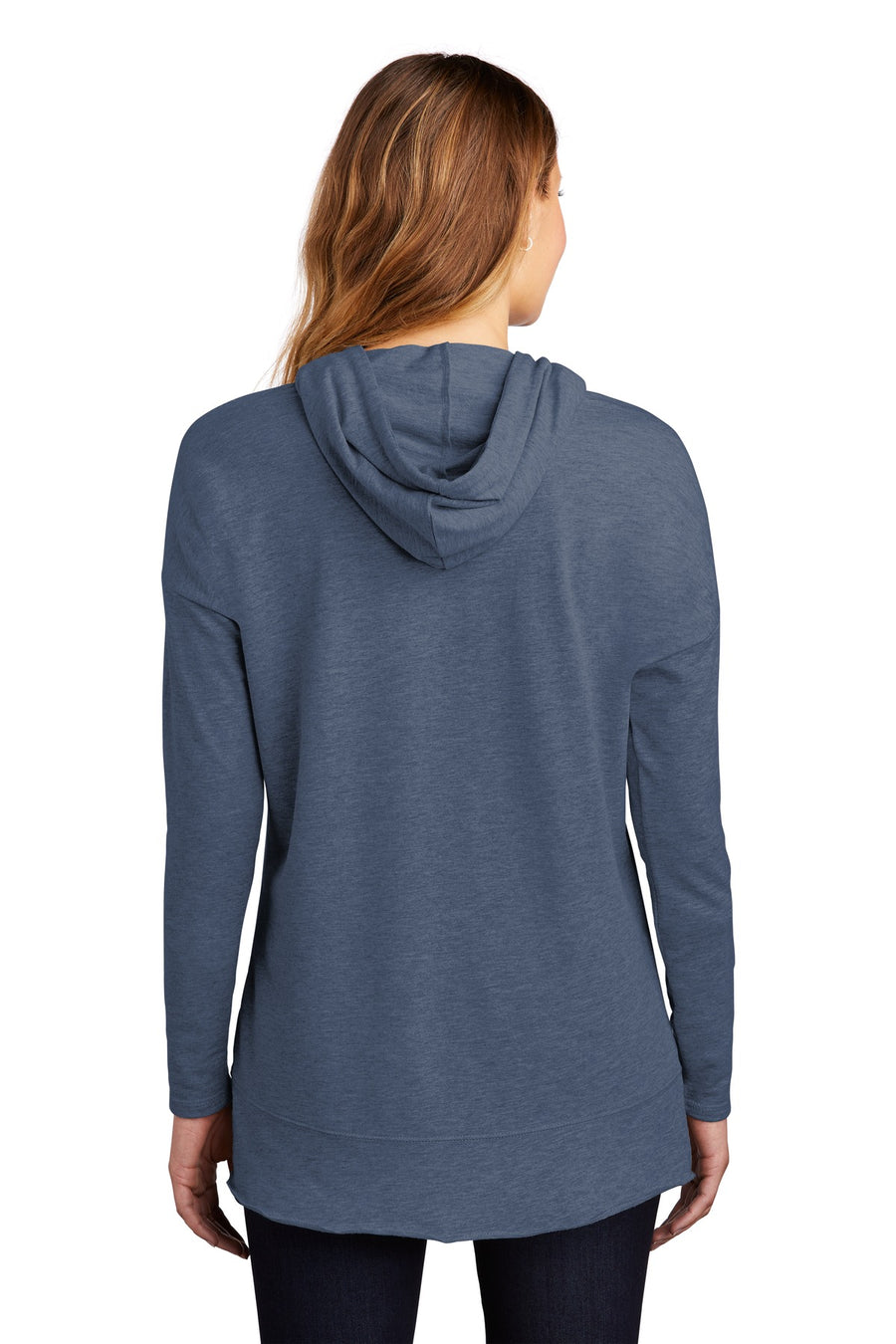 Women's Featherweight French Terry Hoodie - Washed Indigo
