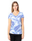 Threadfast Apparel 200RV - Women's Ultimate V-Neck T-Shirt - Palm Paradise