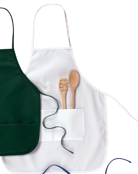 Two-Pocket 28" Apron - White