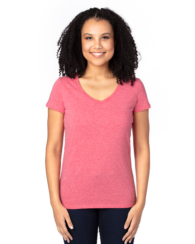 Women's Ultimate V-Neck T-Shirt - Red Heather