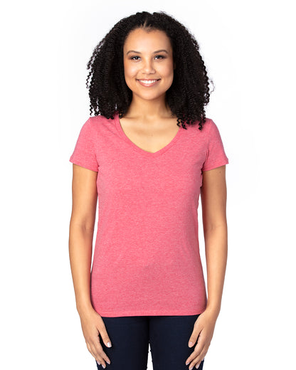 Women's Ultimate V-Neck T-Shirt - Red Heather