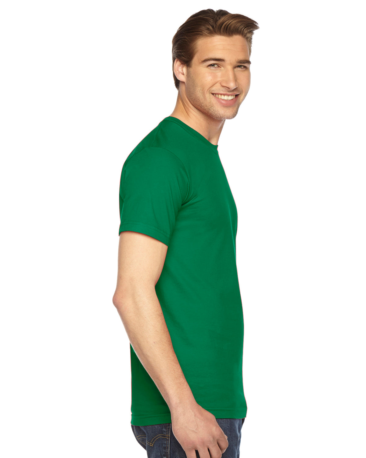 Unisex Fine Jersey Short-Sleeve T-Shirt - Kelly Green