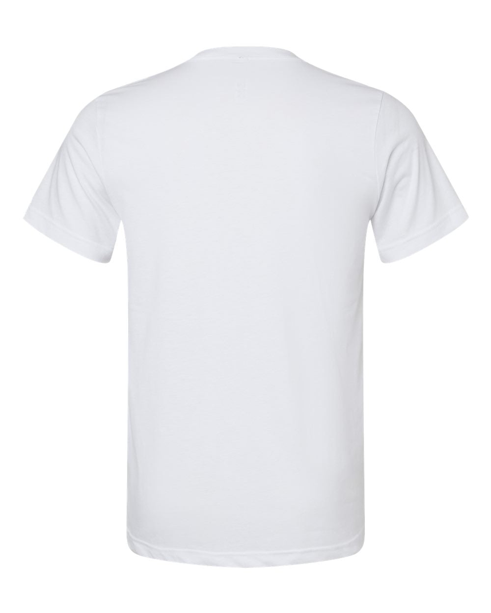 Unisex Jersey Short-Sleeve V-Neck T-Shirt - Solid White Blend