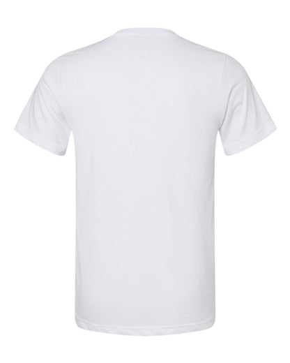 Unisex Jersey Short-Sleeve V-Neck T-Shirt - Solid White Blend