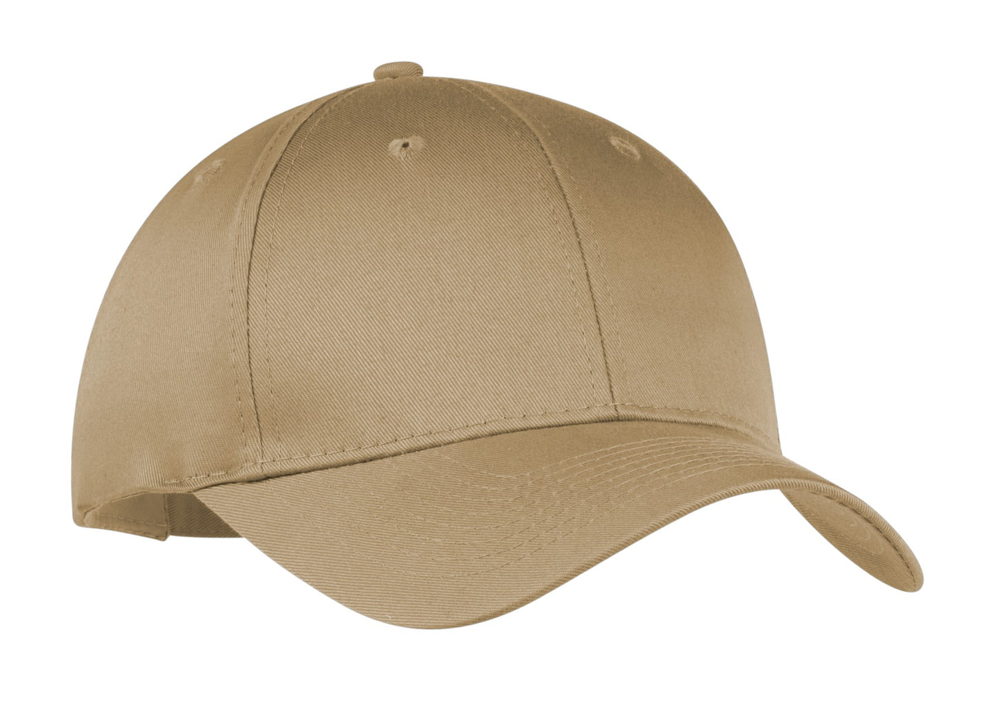 Six-Panel Twill Cap - Khaki