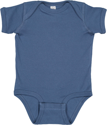 Infant Baby Rib Bodysuit - Indigo