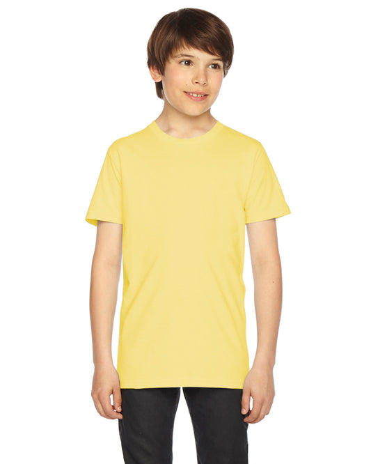 Youth Fine Jersey Short-Sleeve T-Shirt - Lemon