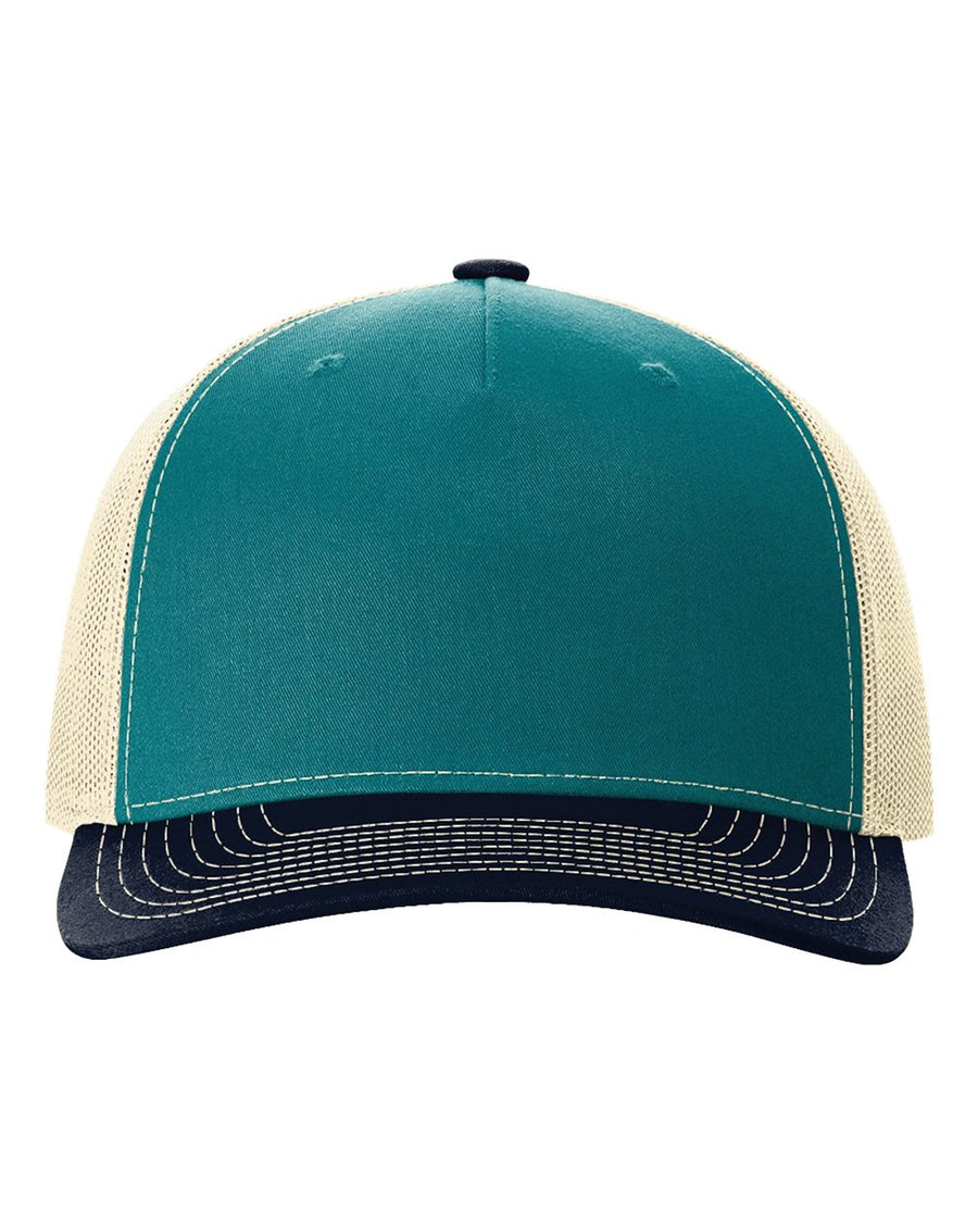 Trucker Cap - Blue Teal/ Birch/ Navy
