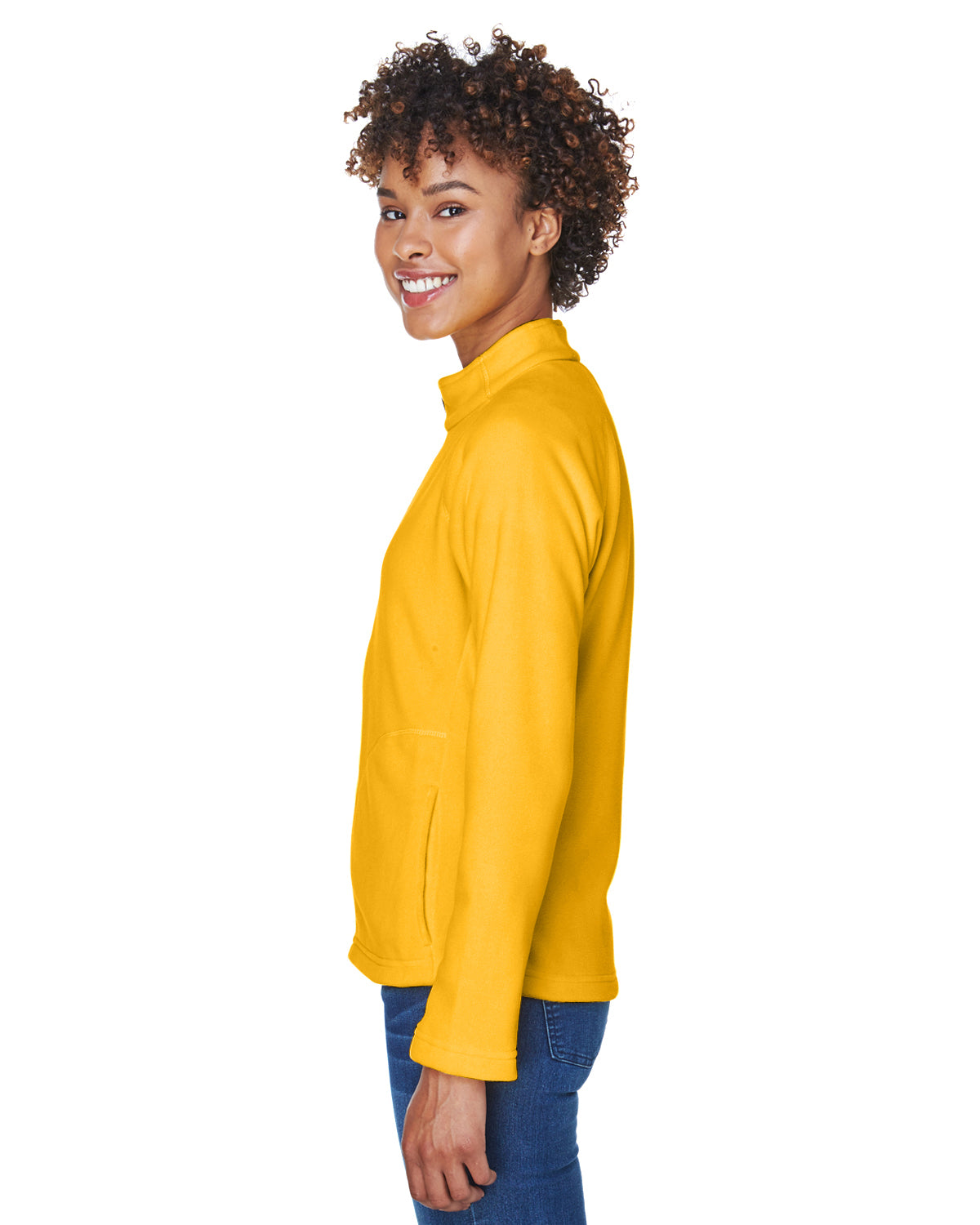 Women's Campus Microfleece Jacket - Sport Athletic Gold