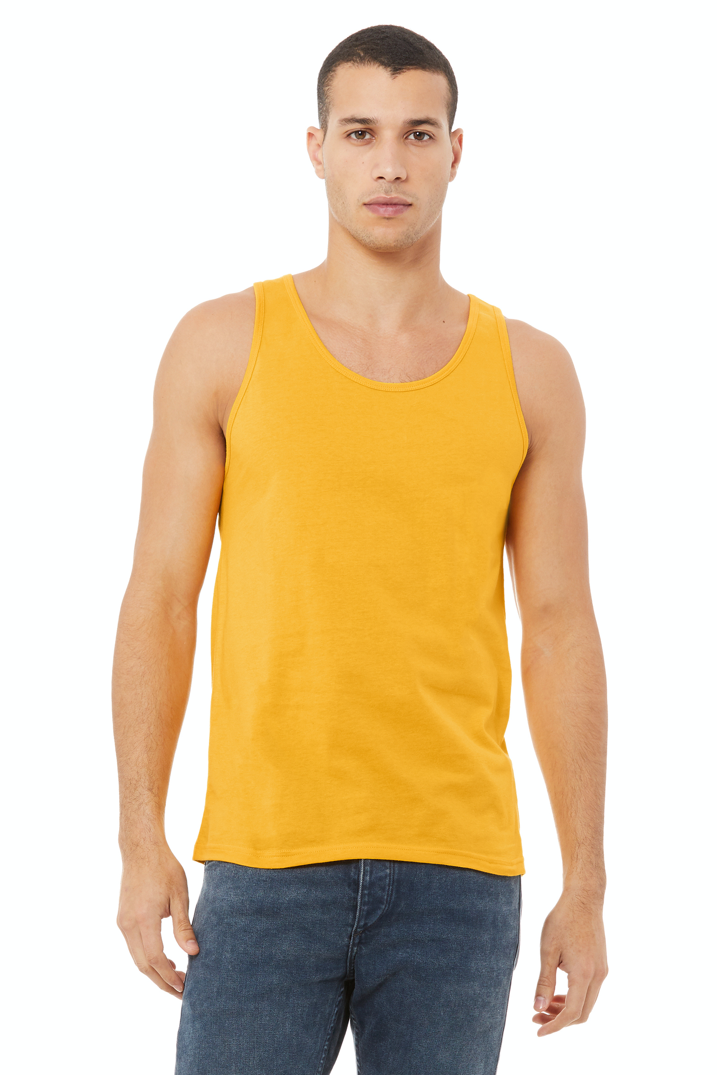 Unisex Jersey Tank - Gold