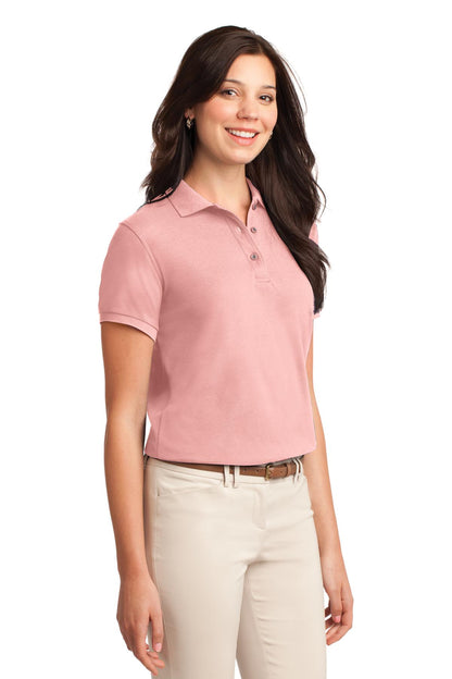 Women's Silk Touch Polo - Light Pink
