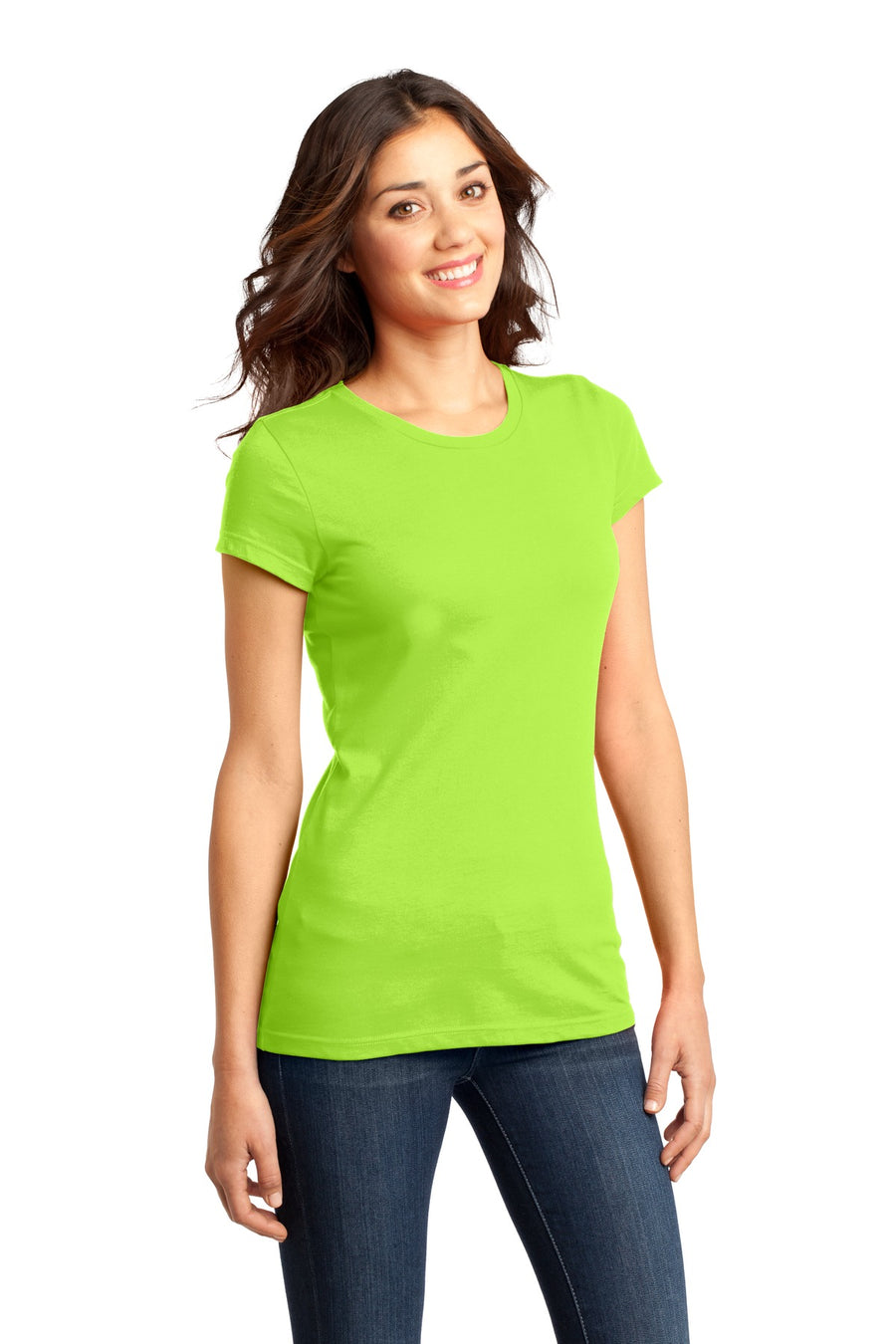 Women's Fitted Very Important Tee - Lime Shock