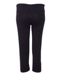 Women's Capri Scrunch Pants - Black