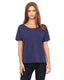 Bella + Canvas 8816 - Women's Slouchy T-Shirt - Navy Speckled
