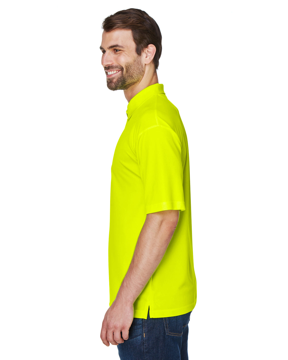Men's Cool & Dry Mesh Piqué Polo - Bright Yellow