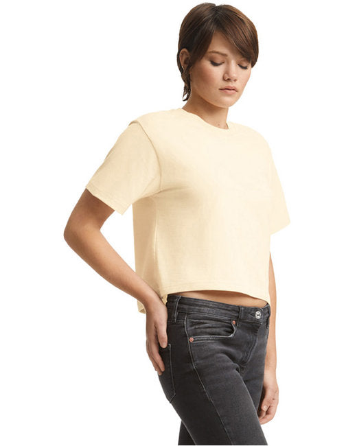 Women's Fine Jersey Boxy T-Shirt - Cream